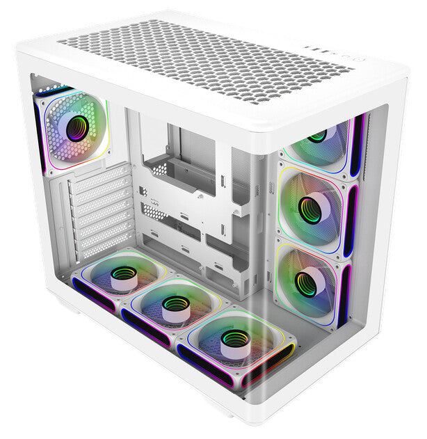 Cooler Master Elite 600 Midi Tower Transparent, White