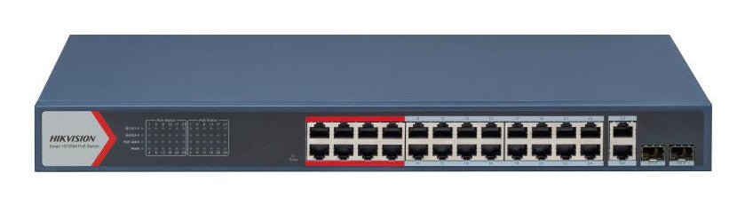 Hikvision DS-3E1326P-EI network switch Managed Fast Ethernet (10/100) Power over Ethernet (PoE) 1U Blue