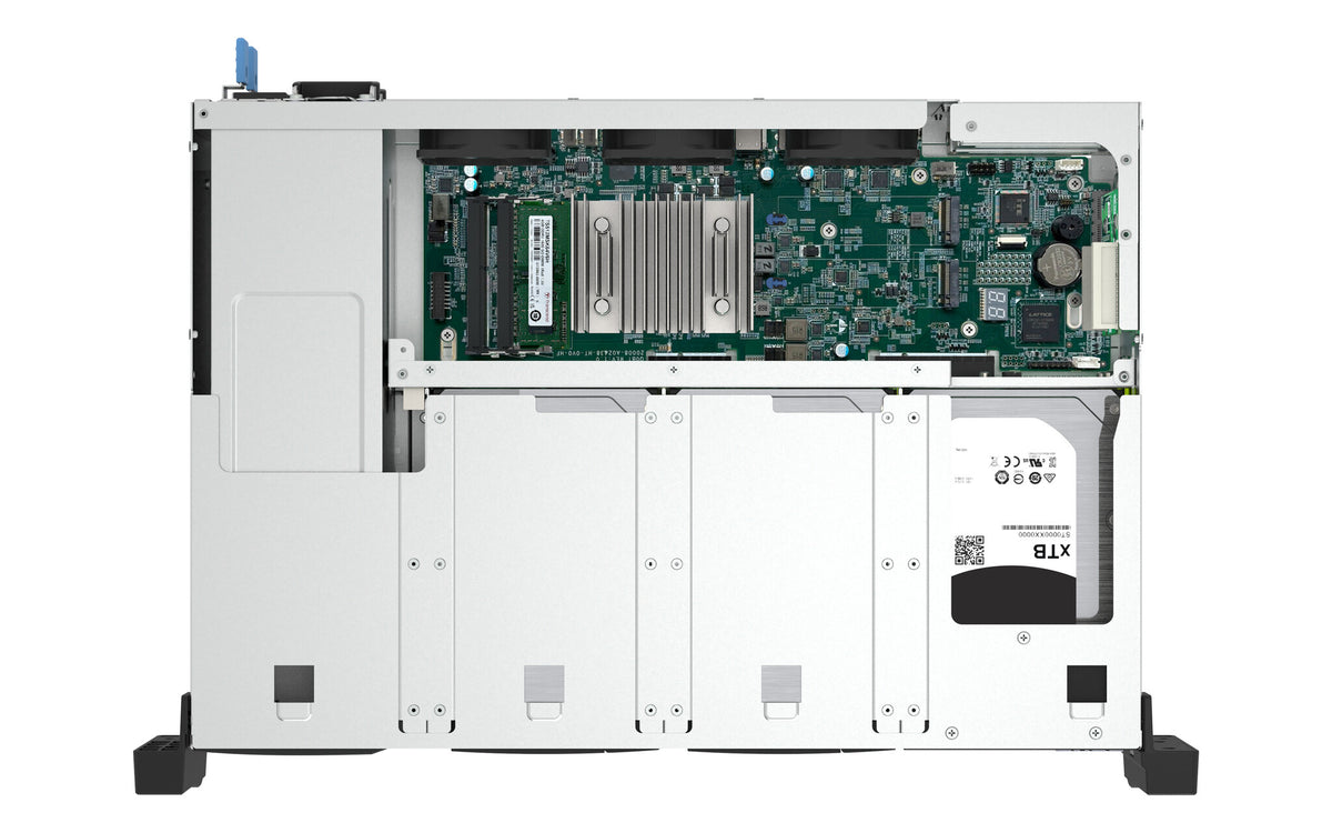 QNAP TS-855EU-RP NAS Rack (2U) Intel Atom® C5125 8 GB DDR4 0 TB QuTS hero Black