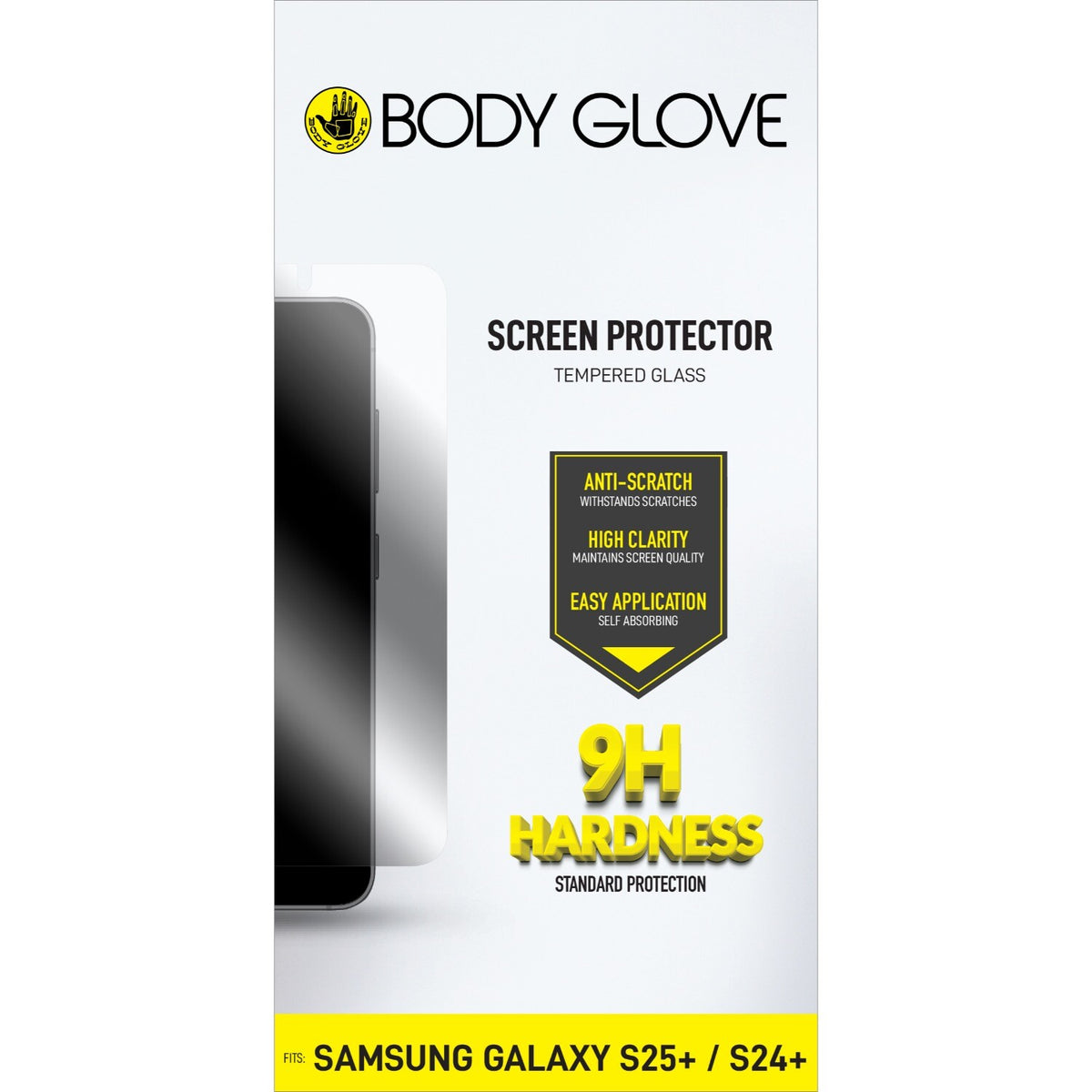 Bodyglove Body Glove Tempered Glass Screen Protector - Samsung Galaxy S25+ - Clear