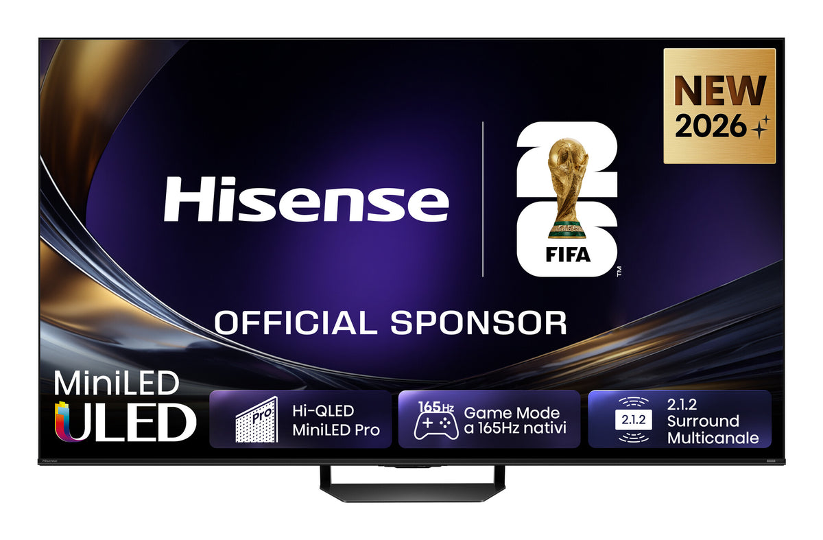 Hisense 65U7S PRO TV 165.1 cm (65") 4K Ultra HD Smart TV Wi-Fi Grey, Black 600 cd/m²