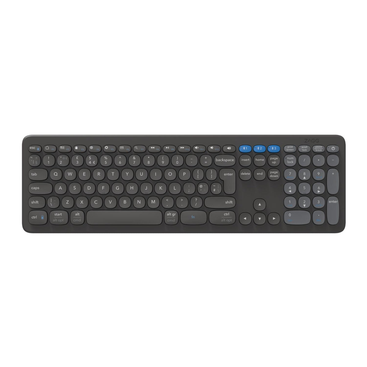ZAGG Pro Wireless Keyboard 17-Inch - Grey