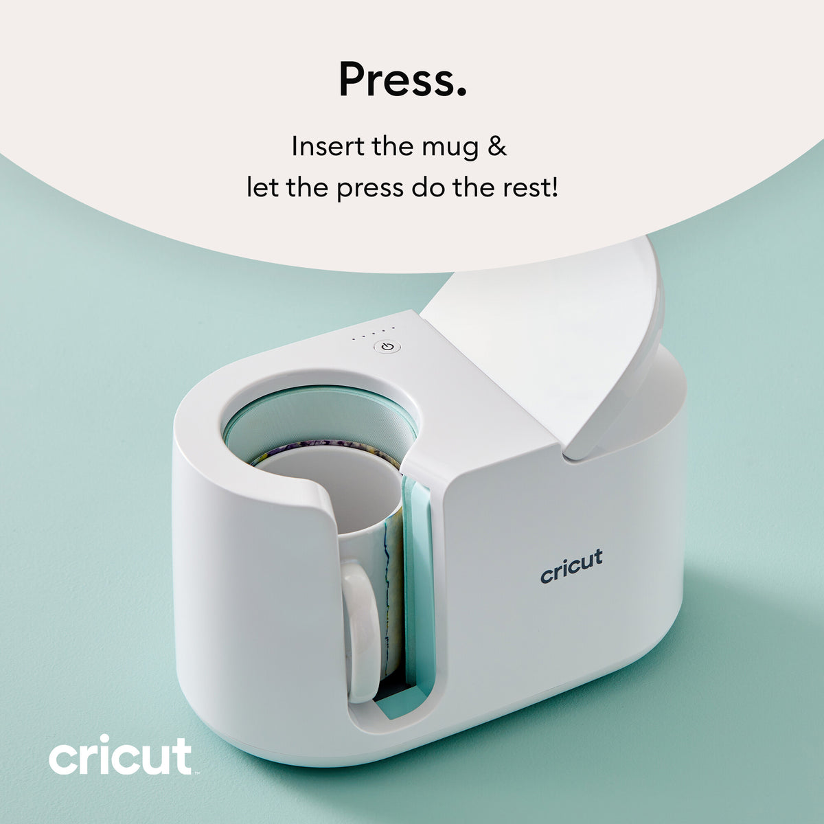 Cricut 2009663 - Cricut Mugpress (standalone); Give the gift of vibrant; professional-quality; personalized mugs with Cricut Mug Press
