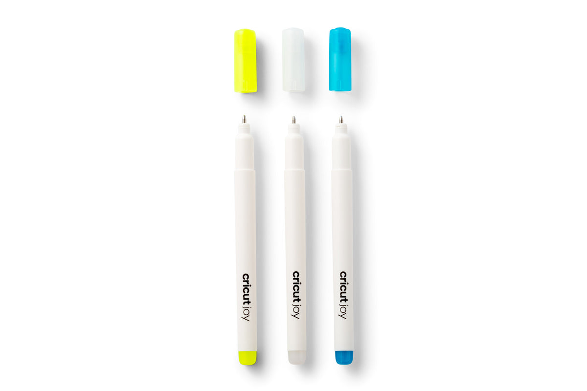 Cricut Joy Opaque Capped gel pen Blue, White, Yellow 3 pc(s)