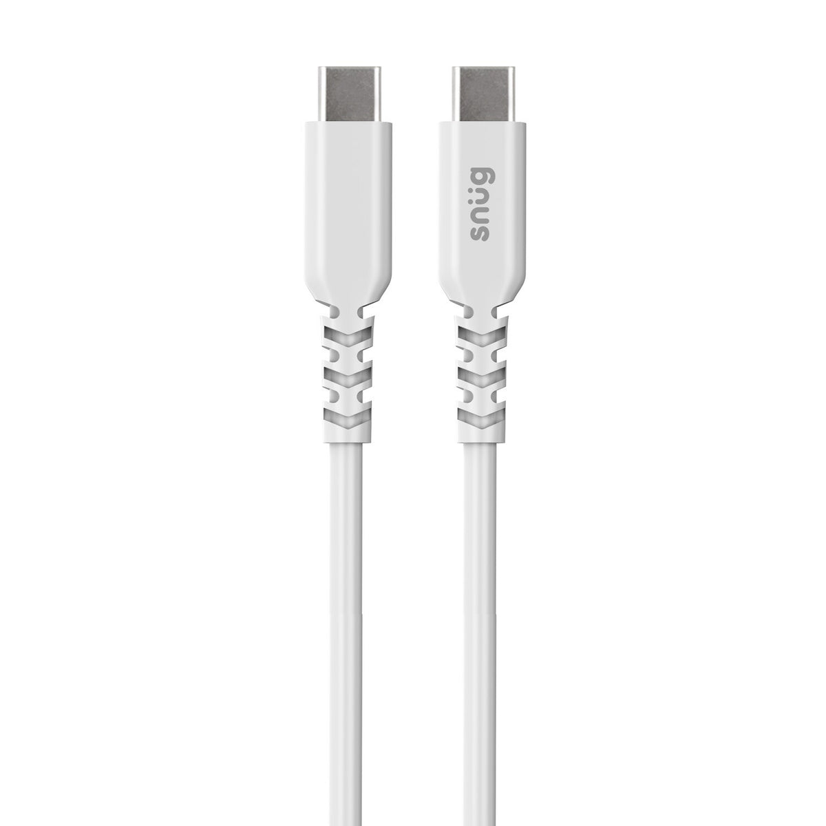 Snug Type-C To Type-C Cable 100W 1.2 Metre - White