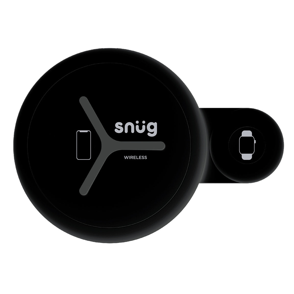 Snug Dual Wireless Charger 15W - Black