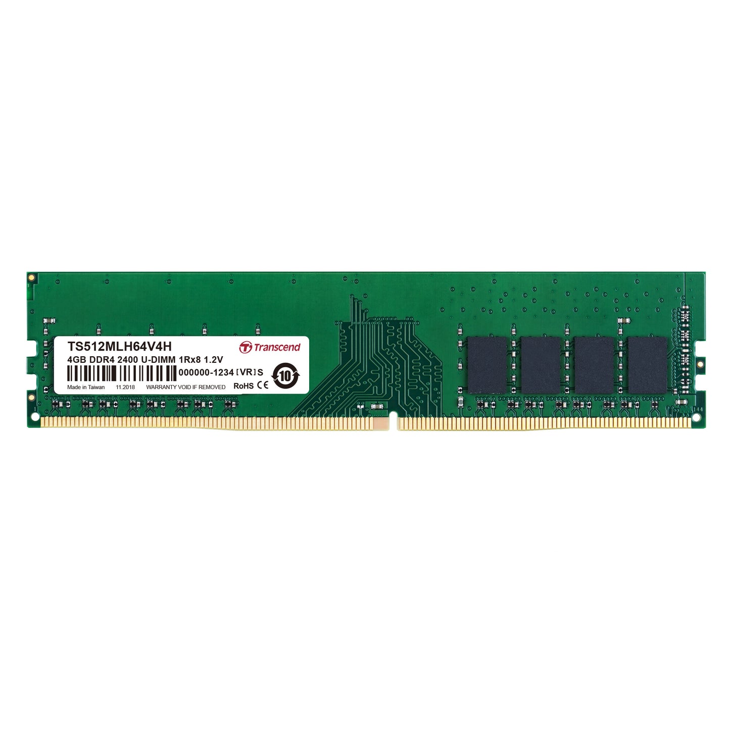 Transcend DDR4-2400 U-DIMM 4GB