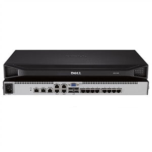 DELL DMPU108e KVM switch Rack mounting Black, Silver