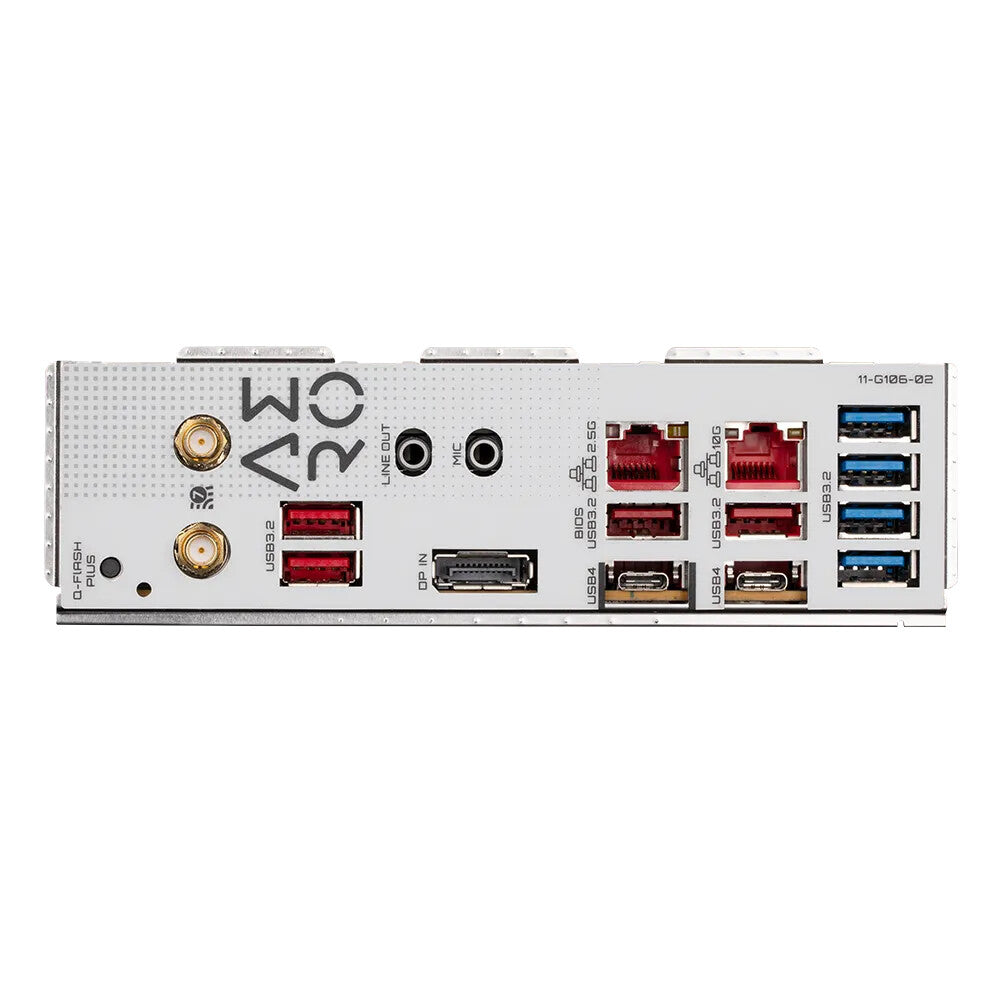 GIGABYTE TRX50 AERO D Motherboard - Supports AMD Ryzen PRO 7000 CPUs, 16+8+4 Phases Digital VRM, up to 7800MHz DDR5 (OC), 4xPCIe 4.0 M.2, Wi-Fi 7, 2.5GbE LAN, USB 3.2 Gen 2
