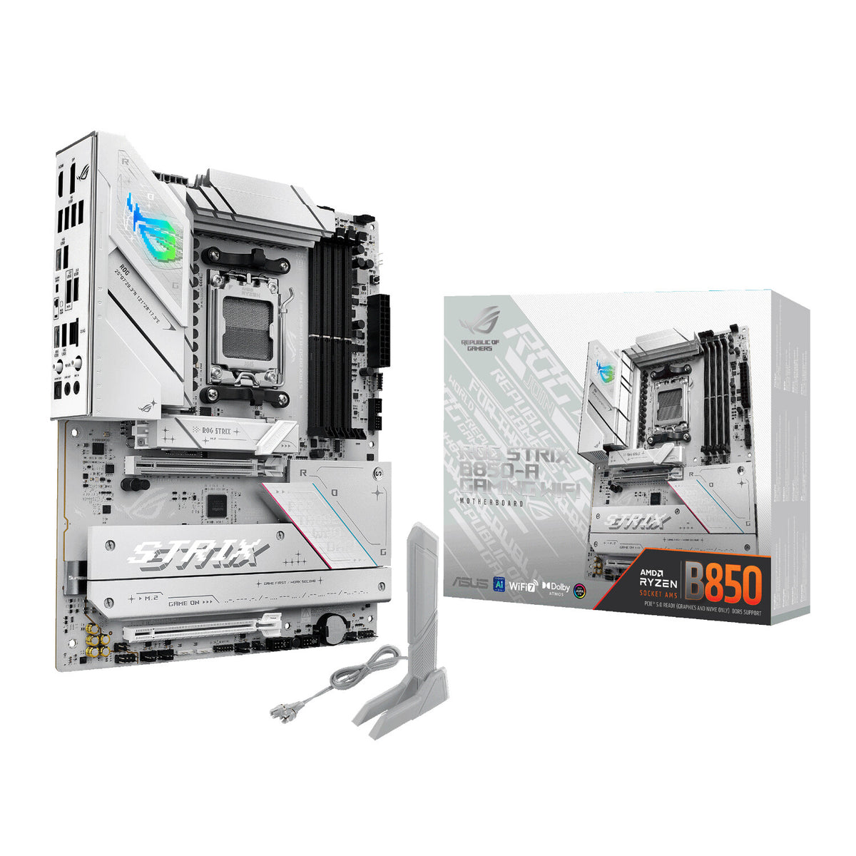 ASUS ROG STRIX B850-A Gaming AM5 ATX Gaming Motherboard