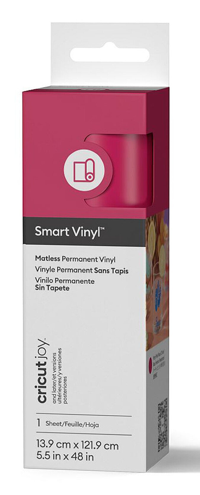 Cricut Joy Smart Vinyl Permanent Heat transfer vinyl roll Smooth heat transfer vinyl 1 sheets