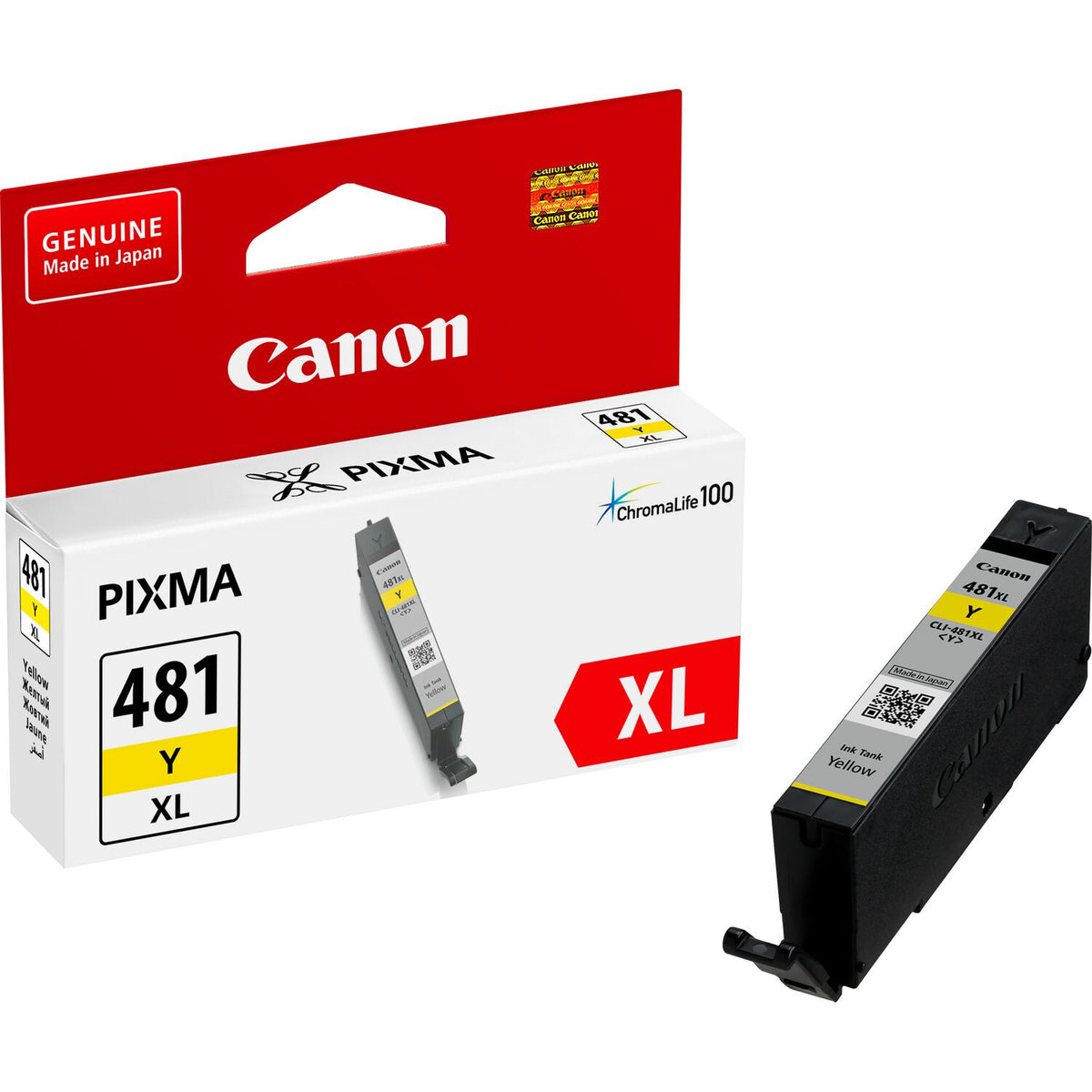 Canon CLI-481XL ink cartridge 1 pc(s) Original High (XL) Yield Yellow
