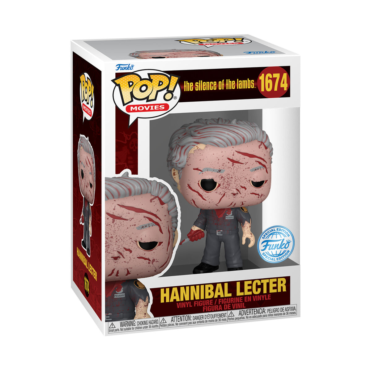 Funko Pop! Movies: The Silence Of The Lambs - Hannibal Lecter As Guard (Special Edition)