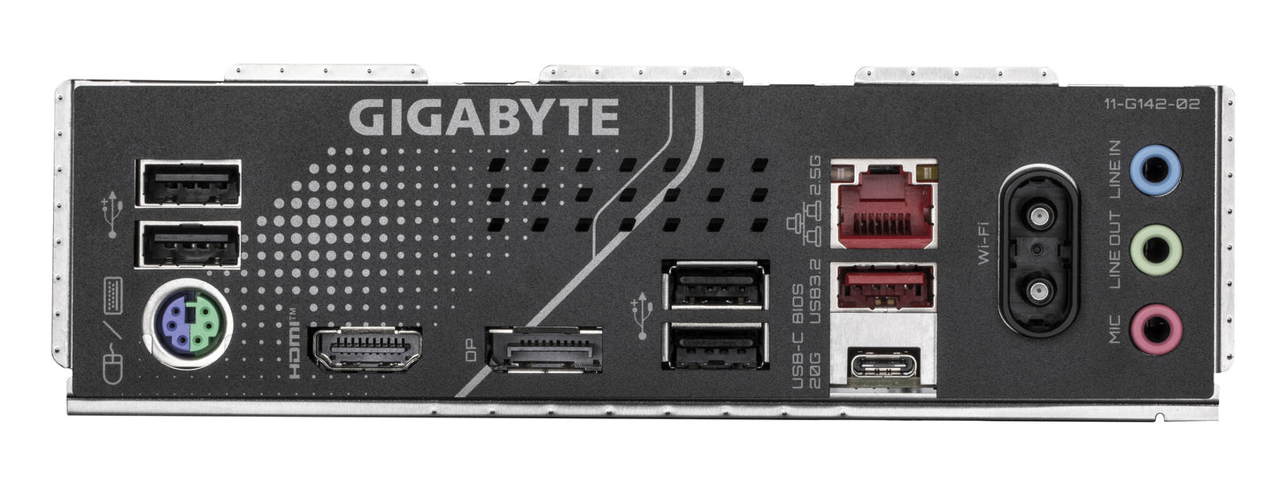 GIGABYTE B860 EAGLE WIFI6E Motherboard - Intel Core Ultra Series CPUs, 12+1+2+1 Phases VRM, up to 9066MHz DDR5, 1xPCIe 5.0 + 2xPCIe 4.0 M.2, 2.5GbE LAN, WIFI 6E, USB 3.2 Gen 2x2
