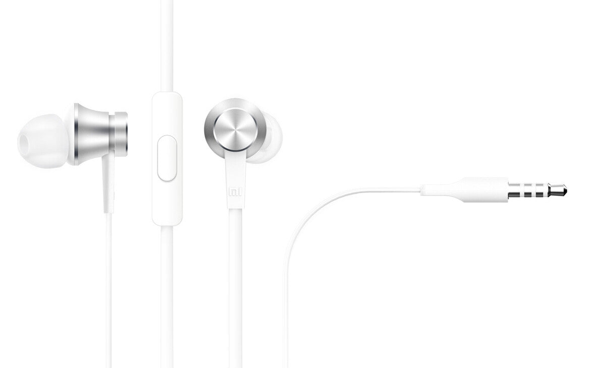 Xiaomi Mi In-Ear Headphones Basic Headset Wired Calls/Music Silver, White