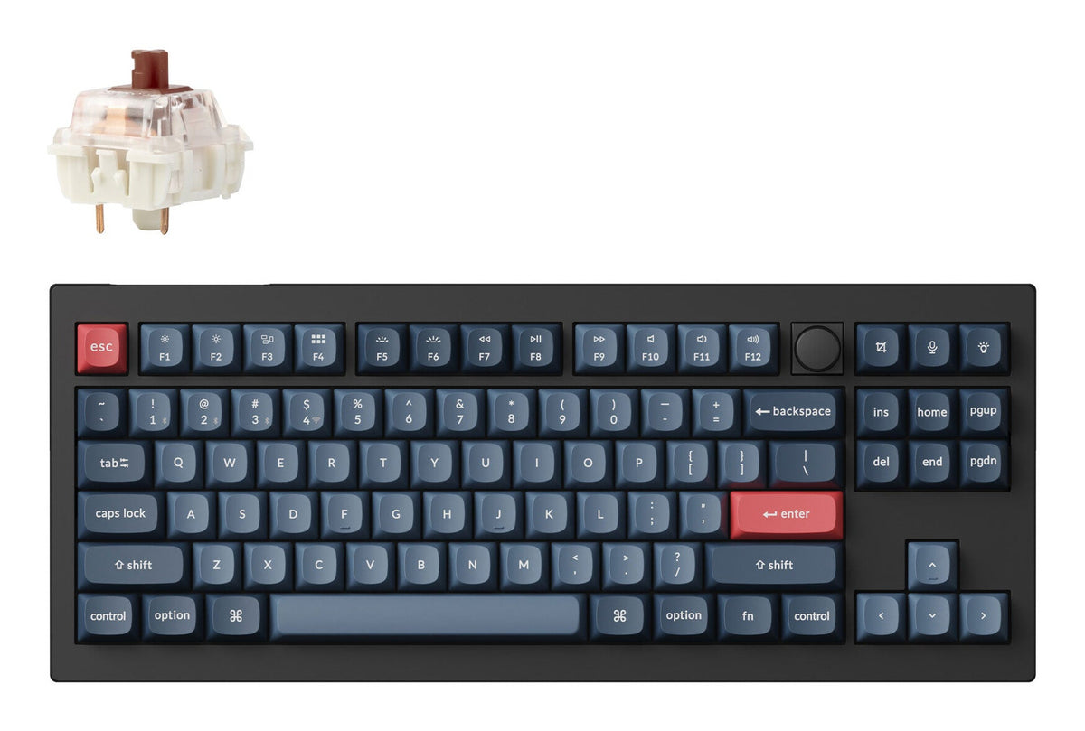 Keychron V3 Max keyboard Universal RF Wireless + Bluetooth Black, Grey