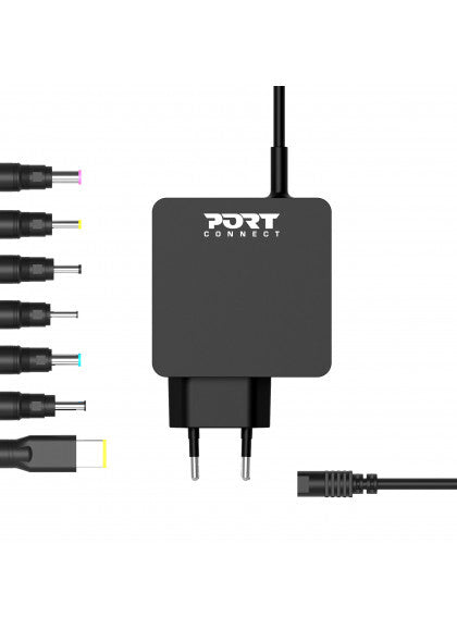 Port Designs 900090B-EU mobile device charger Netbook, Laptop, Universal Black AC Indoor