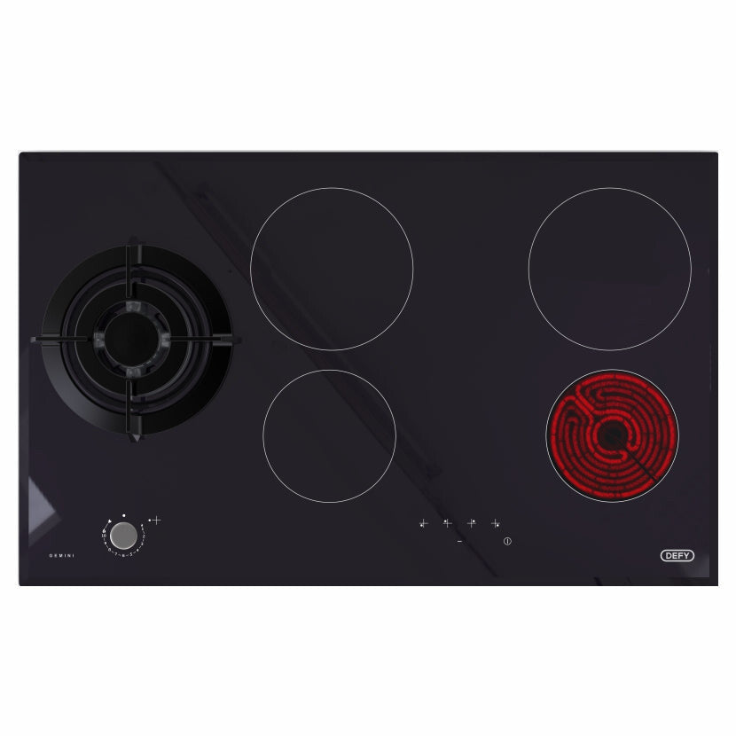 Defy DHG901 hob Black Built-in 82 cm Combi 5 zone(s)