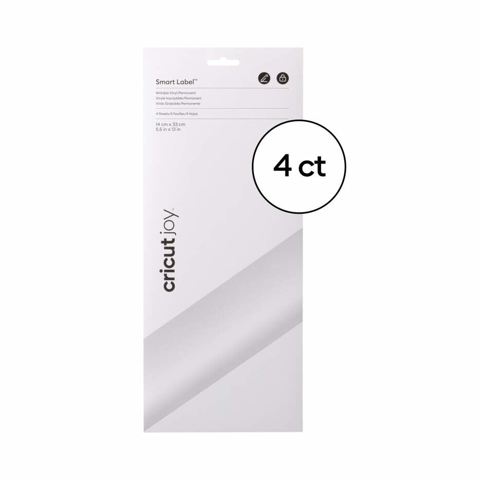 Cricut Joy Smart Label Writable self-adhesive label Permanent White 4 pc(s)