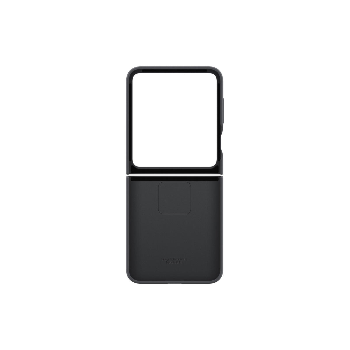 Samsung Silicone Cover With Ring - Samsung Galaxy Z Flip7 FE / Flip6 - Black