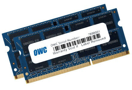 OWC OWC1600DDR3S16P memory module 16 GB 2 x 8 GB DDR3