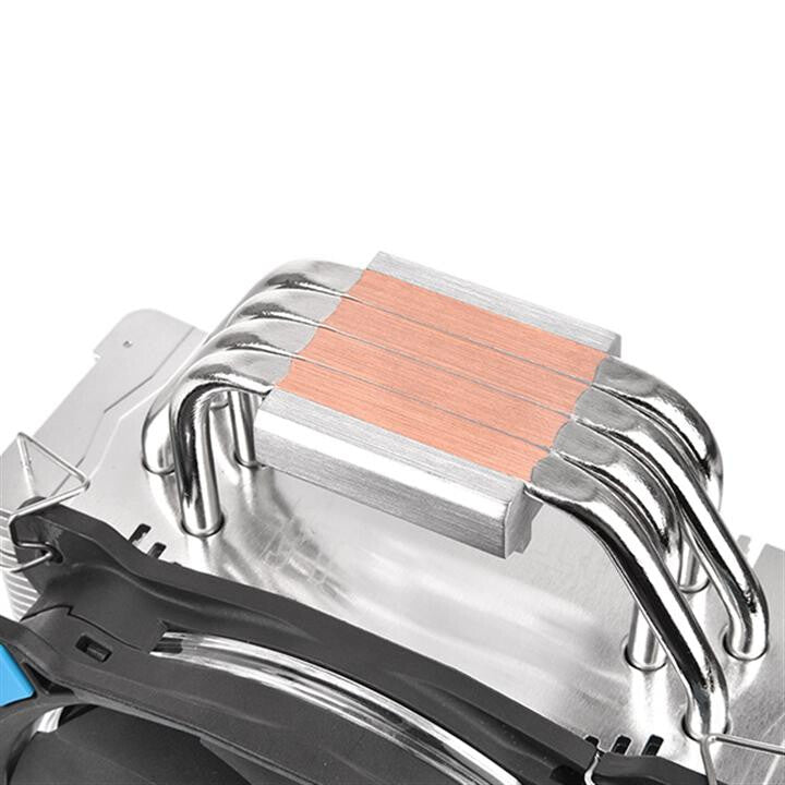 Thermaltake Riing Silent 12 Processor Air cooler 12 cm Black, Blue, Silver
