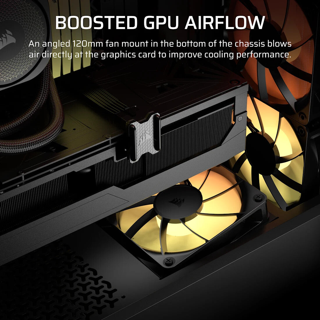 Corsair 3200D RS ARGB Mid-Tower PC Case - Smoke Midi Tower Black