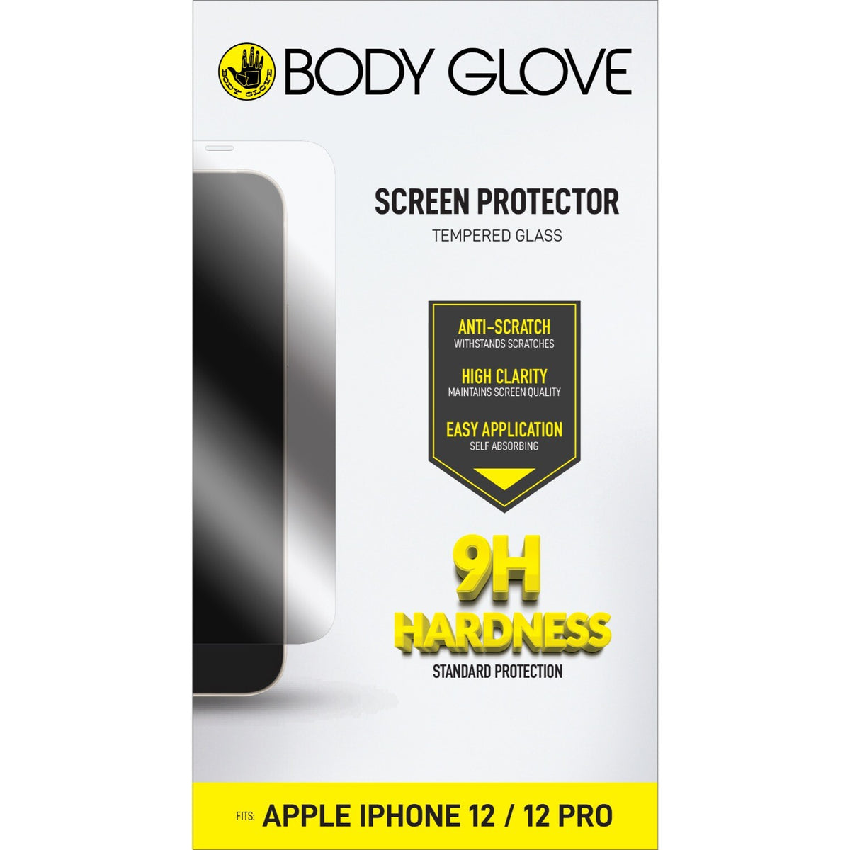 Bodyglove Body Glove Tempered Glass Screen Protector - Apple iPhone 12 / iPhone 12 Pro - Clear