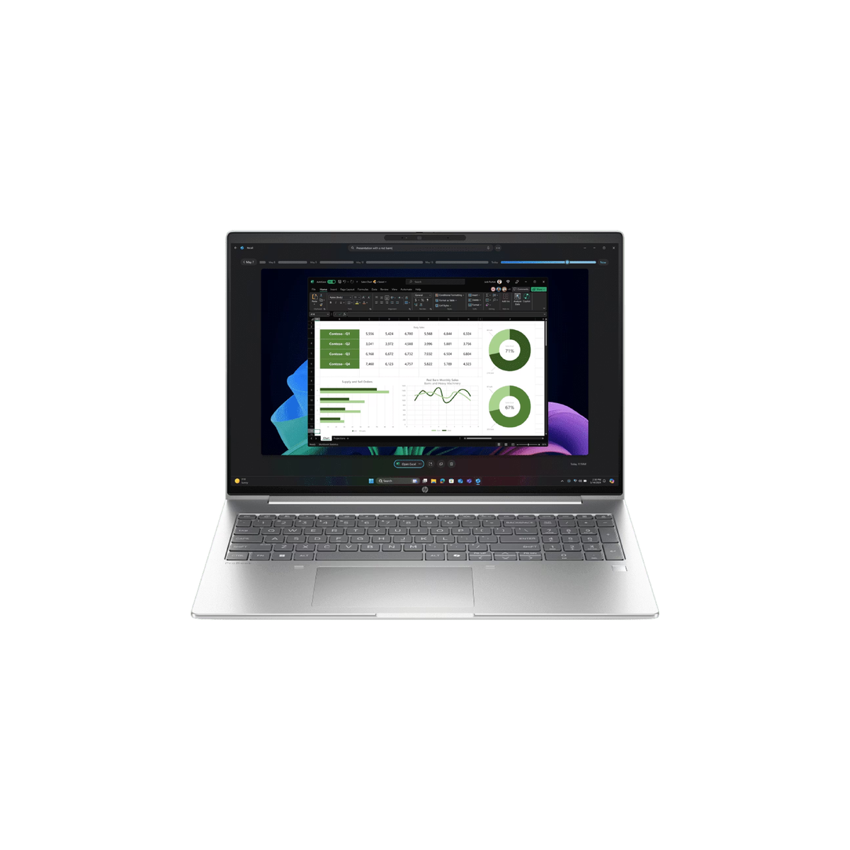 HP ProBook 4 G1i 16 inch Notebook AI PC Ultra 7 255U 24GB (2x12GB) DDR5 1TB PCIe NVMe SSD 16.0 WUXGAUWVA 300FHDC 60Hzbnt Panel Win 11 Pro 64 Wi Fi 7 +BT 5.4 Dual AryMic F USB2 NFOVCamera Clickpad Backlit with numeric keypad 3y Onsite NB Supp Intel Core Ul