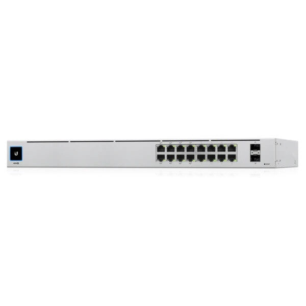 Ubiquiti UniFi USW-16-POE-EU network switch Managed L2 Gigabit Ethernet (10/100/1000) Power over Ethernet (PoE) Grey