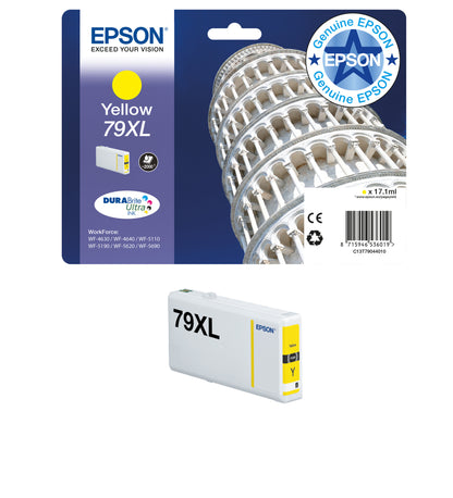 Epson Tower of Pisa Singlepack Magenta 79XL DURABrite Ultra Ink