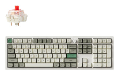 Keychron Q6 Max keyboard Universal USB + RF Wireless + Bluetooth QWERTY White