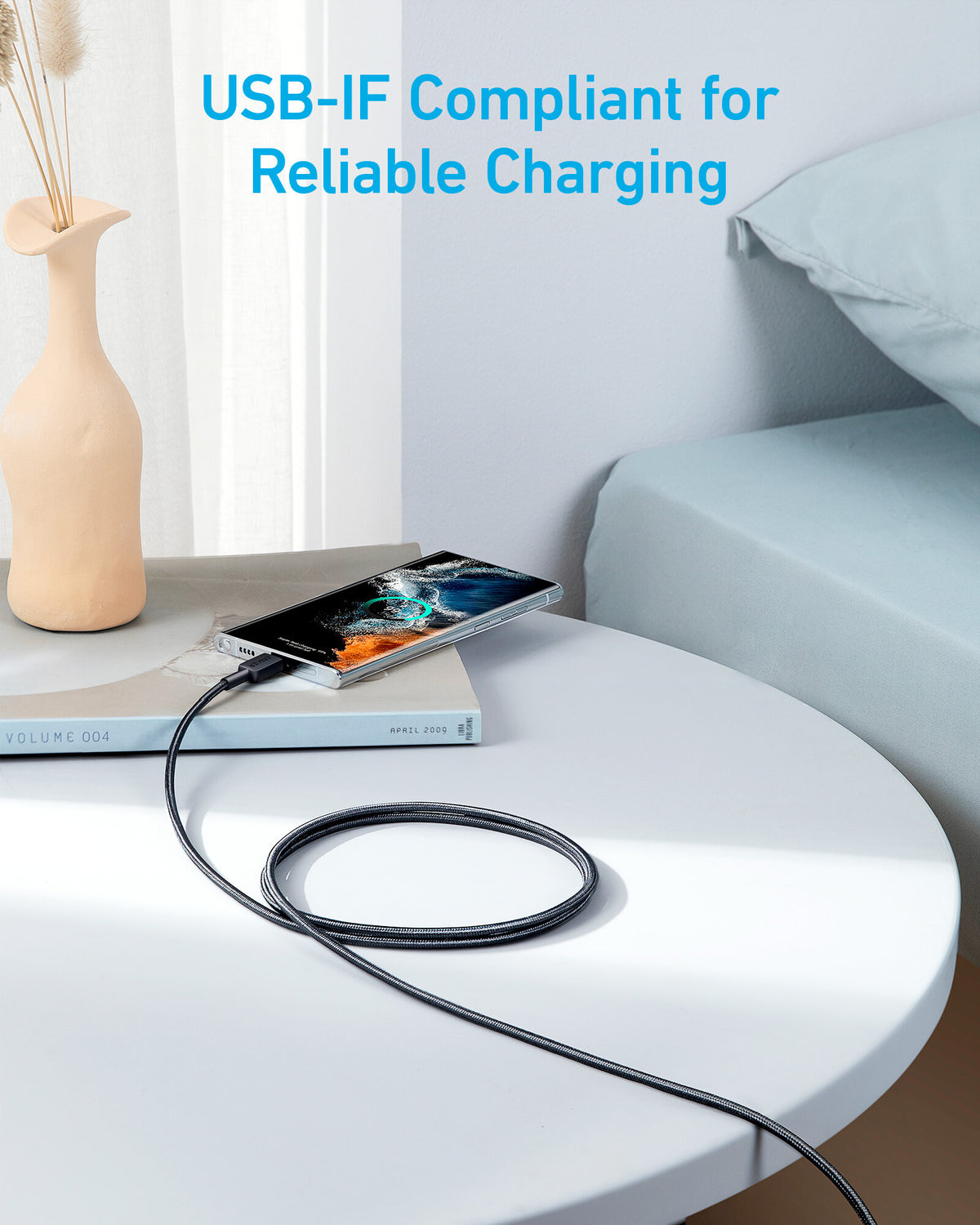 Anker Braided USB-C to USB-C Charging Cable 1.8 m, Black