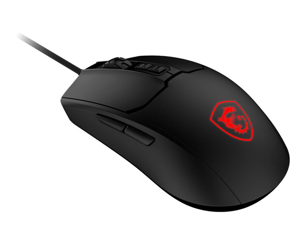 MSI FORGE GM100 mouse Gaming Ambidextrous USB Type-A Optical 6400 DPI