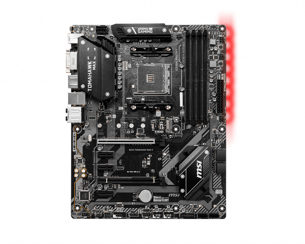 MSI B450 TOMAHAWK MAX II motherboard AMD B450 Socket AM4 ATX
