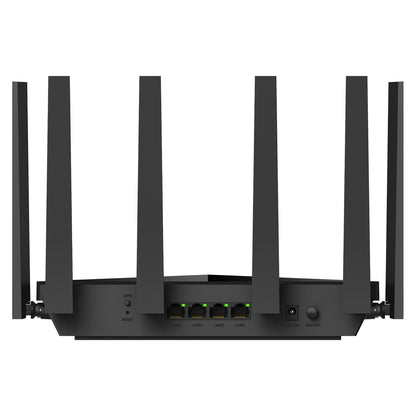 Cudy WR11000 wireless router 2.5 Gigabit Ethernet Tri-band (2.4 GHz / 5 GHz / 6 GHz) Black