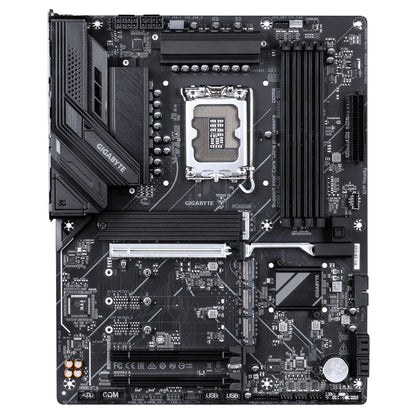 GIGABYTE Z890 D PLUS Motherboard - Supports Intel Core Ultra (Series 2) CPUs, 12+1+2 phases VRM, up to 9466MHz DDR5 (OC), 1xPCIe 5.0 M.2 + 3xPCIe 4.0 M.2, 2.5GbE LAN, USB 3.2 Gen 2