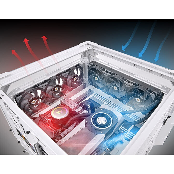 Thermaltake SWAFAN GT12 Computer case Air cooler 12 cm Black 3 pc(s)