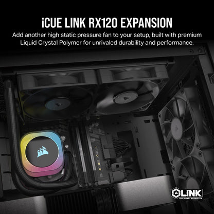 Corsair iCUE LINK RX120 Computer case Fan 12 cm Black 1 pc(s)