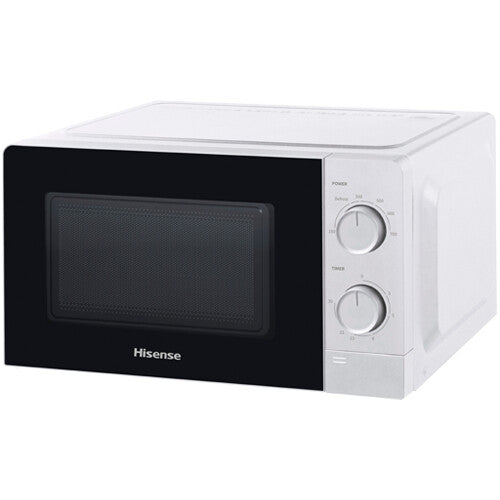 Hisense H20MOWS1 microwave Black, White Solo microwave Countertop 20 L 700 W