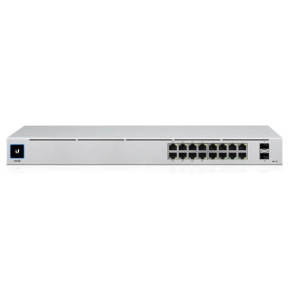 Ubiquiti UniFi USW-16-POE-EU network switch Managed L2 Gigabit Ethernet (10/100/1000) Power over Ethernet (PoE) Grey