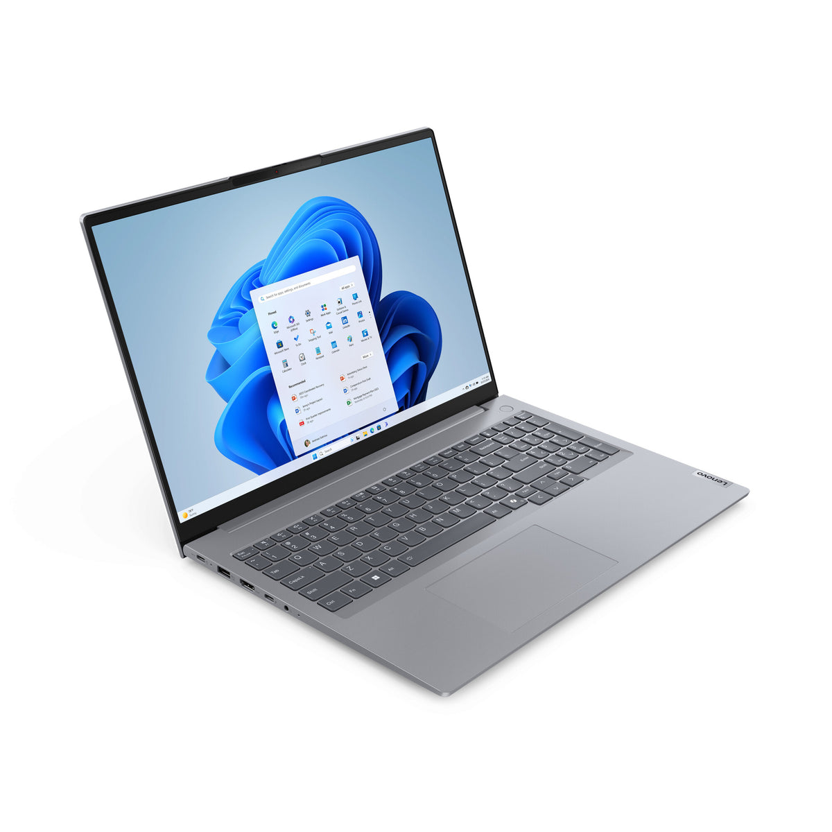 Lenovo ThinkBook 16 G7 ARP AMD Ryzen™ 5 7535HS Laptop 40.6 cm (16") WUXGA 16 GB DDR5-SDRAM 512 GB SSD Wi-Fi 6E (802.11ax) Windows 11 Pro Grey