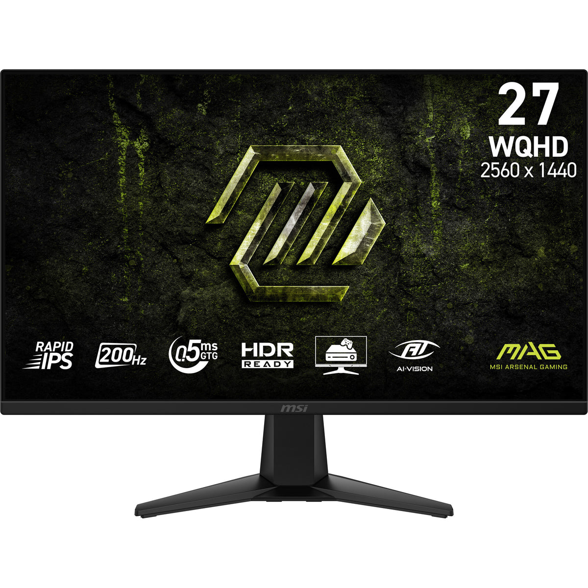 MSI MAG 275QF E20 computer monitor 68.6 cm (27") 2560 x 1440 pixels Wide Quad HD LCD Black