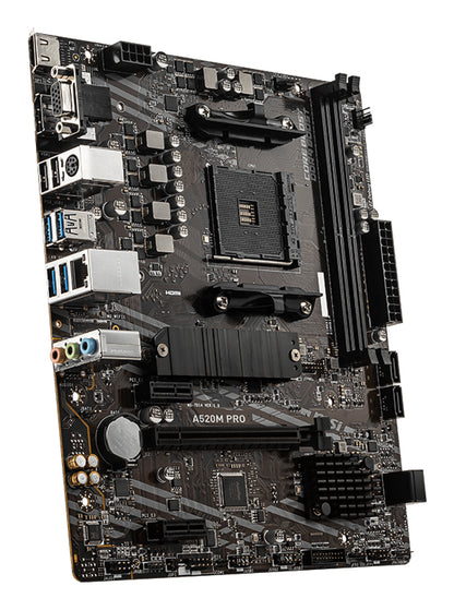 MSI A520M-PRO AMD AM4 MATX Gaming Motherboard