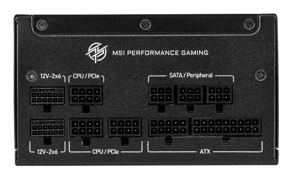 MSI MPG A1000GS PCIE5 power supply unit 1000 W 24-pin ATX ATX Black