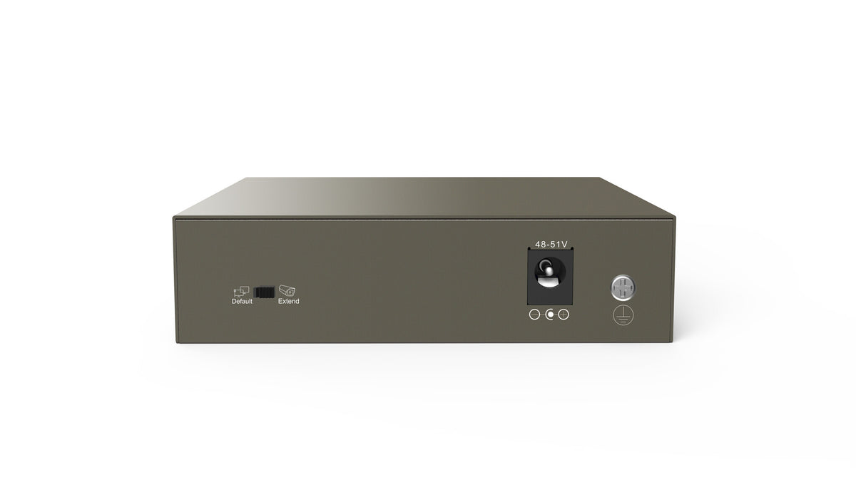 Tenda TEF1105P-4-63W Unmanaged Fast Ethernet (10/100) Power over Ethernet (PoE) Black