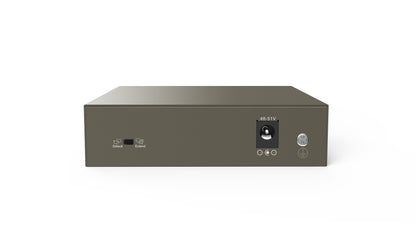 Tenda TEF1105P-4-63W Unmanaged Fast Ethernet (10/100) Power over Ethernet (PoE) Black