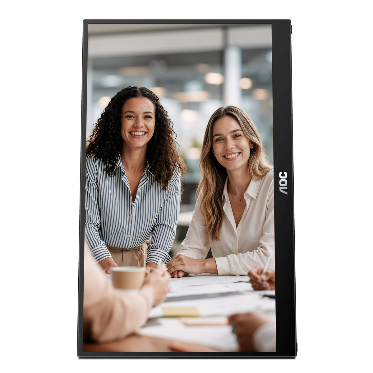 AOC 16T3FE portable TV/monitor Portable monitor Black 39.6 cm (15.6") LED 1920 x 1080 pixels
