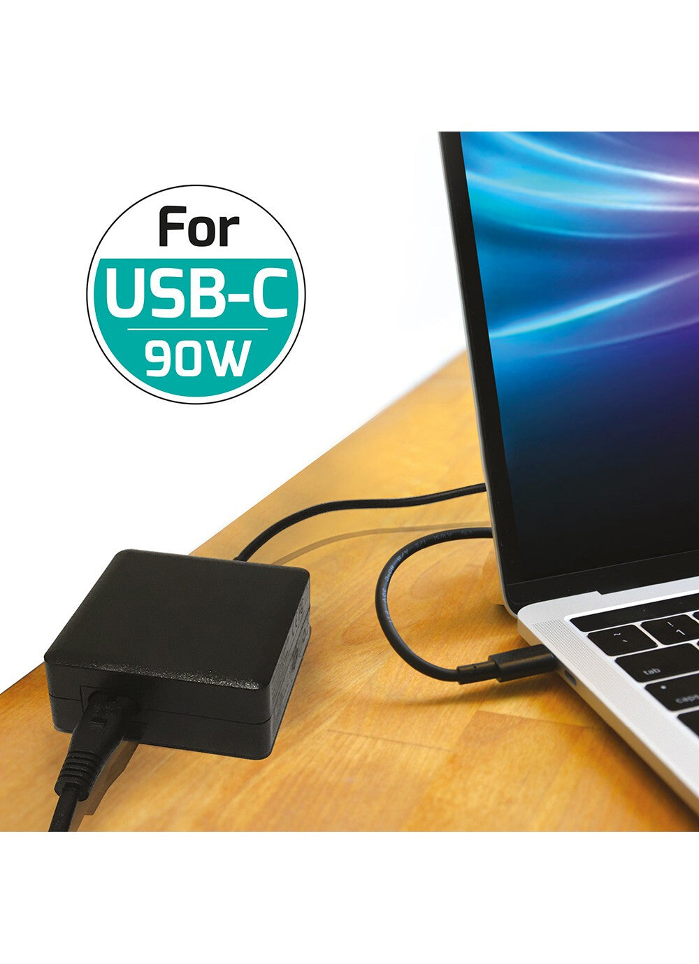 Port Designs 900098 power adapter/inverter Indoor 90 W Black