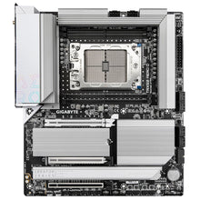 GIGABYTE TRX50 AERO D Motherboard - Supports AMD Ryzen PRO 7000 CPUs, 16+8+4 Phases Digital VRM, up to 7800MHz DDR5 (OC), 4xPCIe 4.0 M.2, Wi-Fi 7, 2.5GbE LAN, USB 3.2 Gen 2